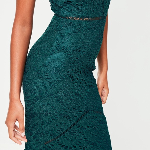 NWOT Missguided Teal dress - Picture 2 of 7